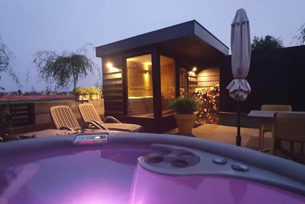 Wellness Lodge Ruigenhoek 13A - Sauna, Jacuzzi ! De Zilk Exterior foto